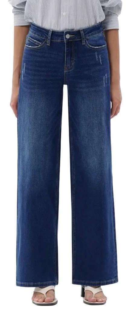 Oneso Oneso - Relaxed Distressed Wide Leg Jeans 4