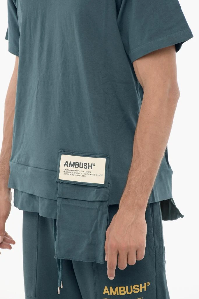 Ambush Ambush Solid Color Crew-Neck T-shirt with Pocket 3