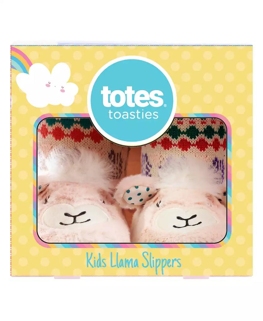 Totes Kid's Llama Boot Slipper