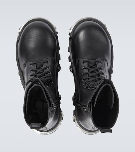 Shop Bulldozer leather lace-up boots on Sale at BeyondStyle