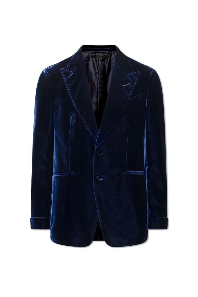 Tom Ford Tom Ford Single-Breasted Velvet Jacket 1