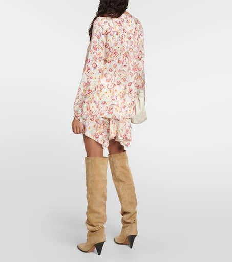 Isabel Marant Prian printed silk-blend blouse 3