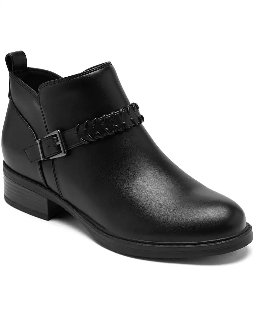Easy Spirit Women
s Lannie Buckle Strap Block Heel Booties 1