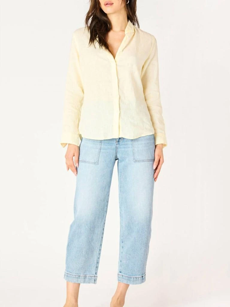Dex Dex - Long Sleeve Button Front Blouse 2