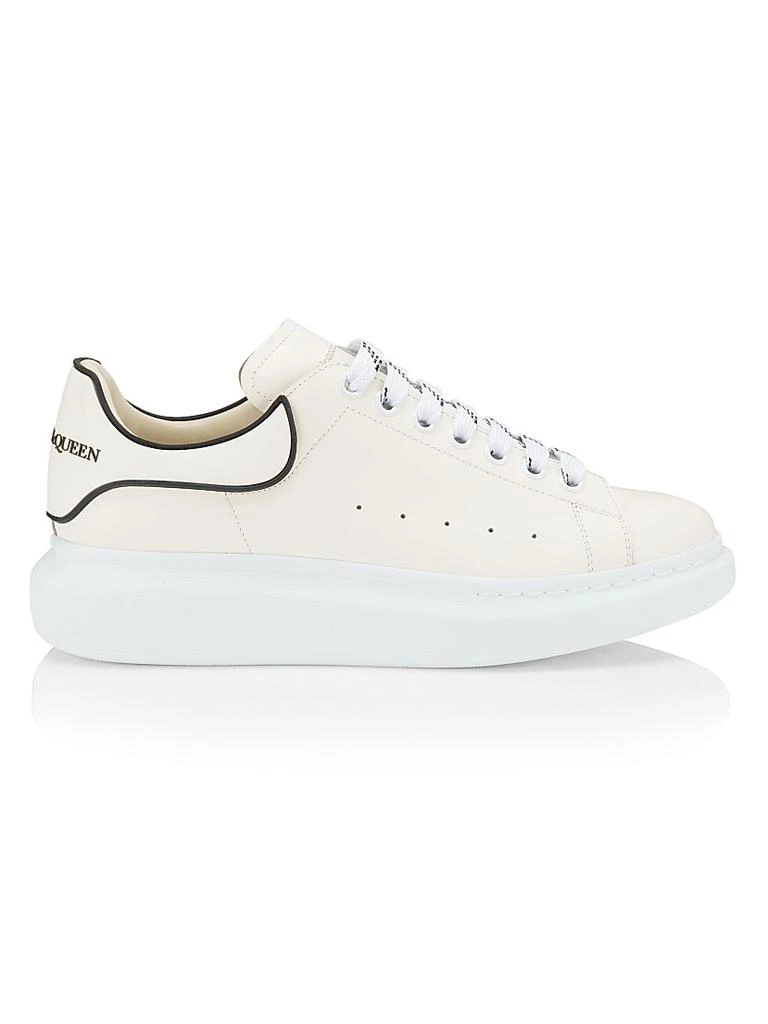 Alexander McQueen Men
s Oversized Leather Platform Sneakers 1