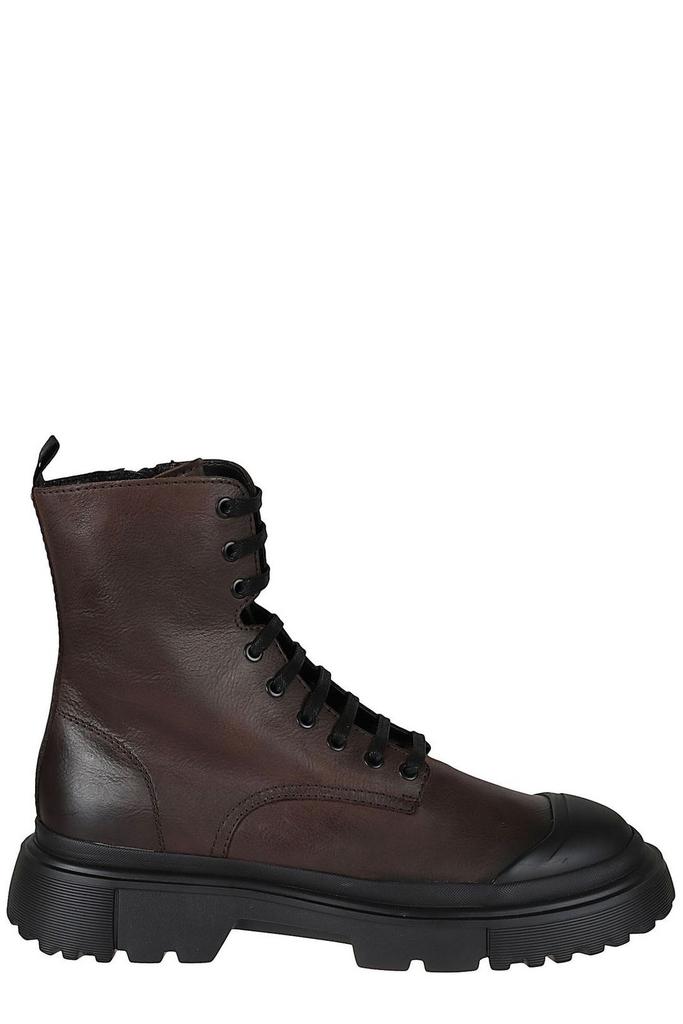 hogan Hogan Round-Toe Chelsea Ankle Boots Black UK6.5