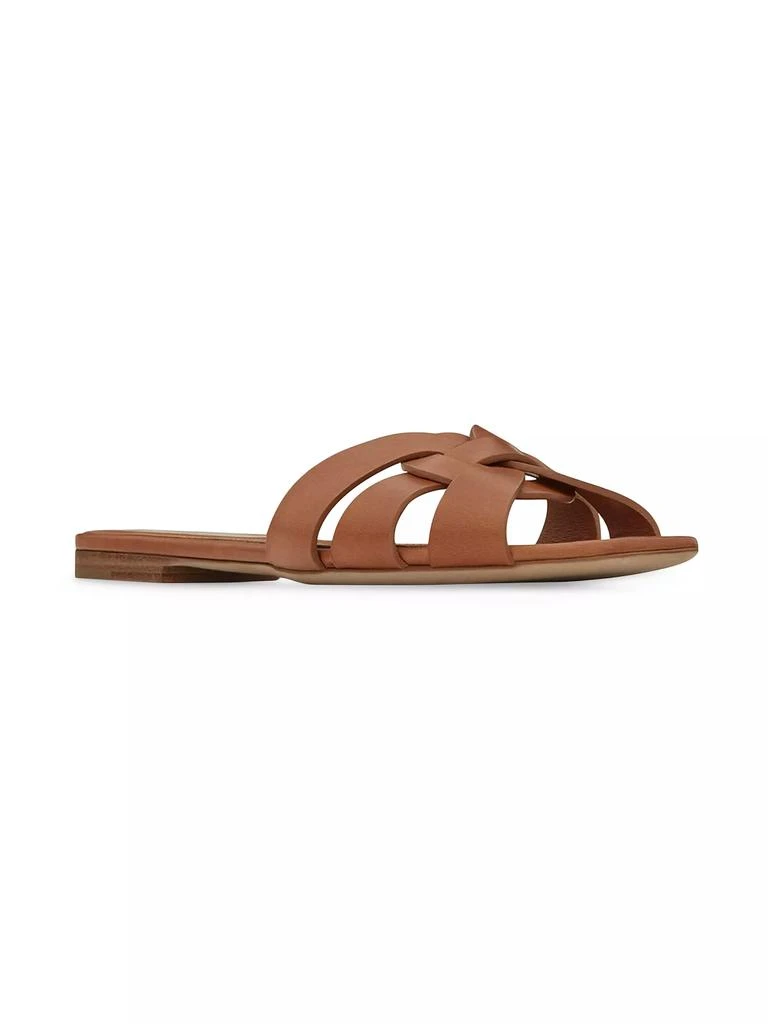 Yves Saint Laurent Tribute Mules in Smooth Leather 3