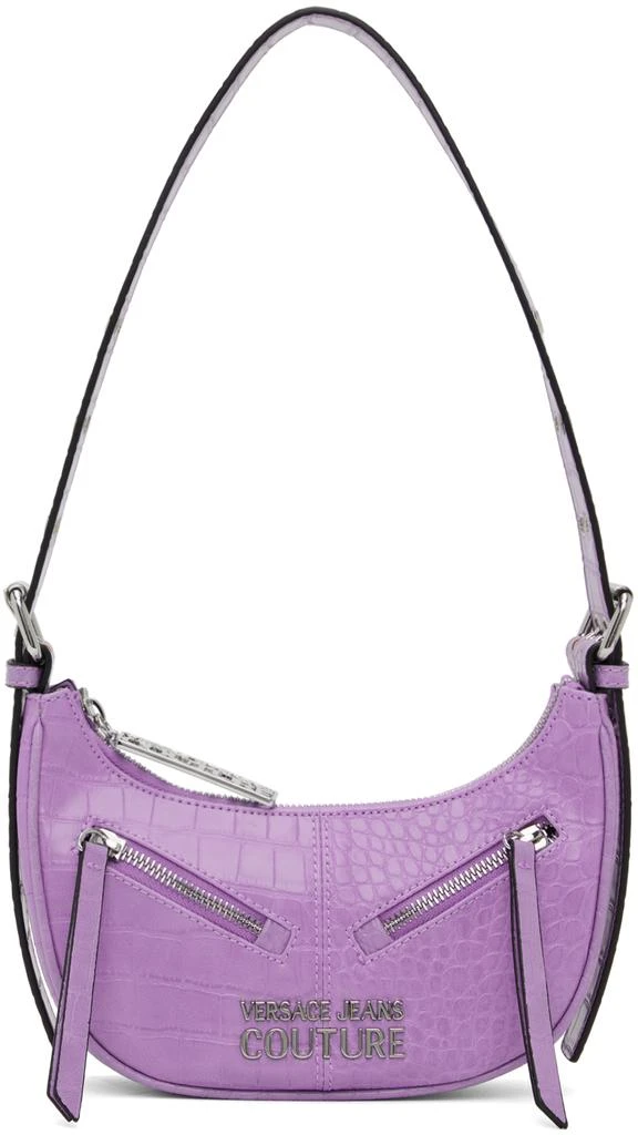 Versace Jeans Couture Purple Zip Shoulder Bag 1