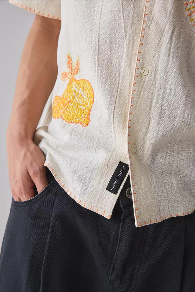 Native Youth Native Youth Embroidered Boxy Fit Shirt 4