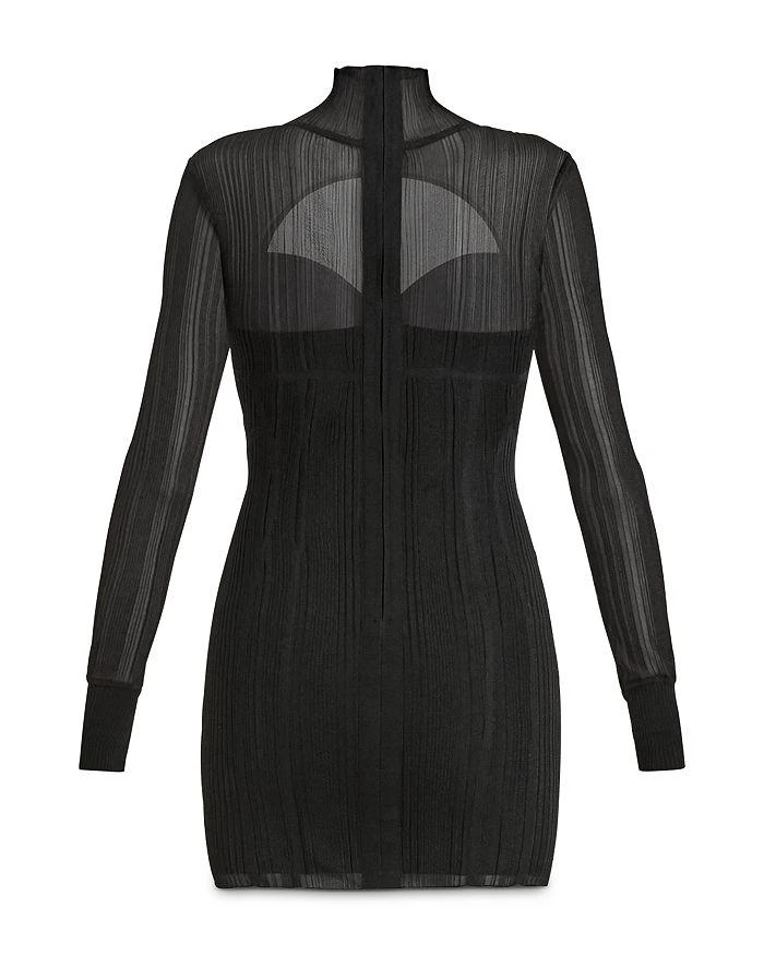 Herve Leger Mesh Top Bandage Dress 5