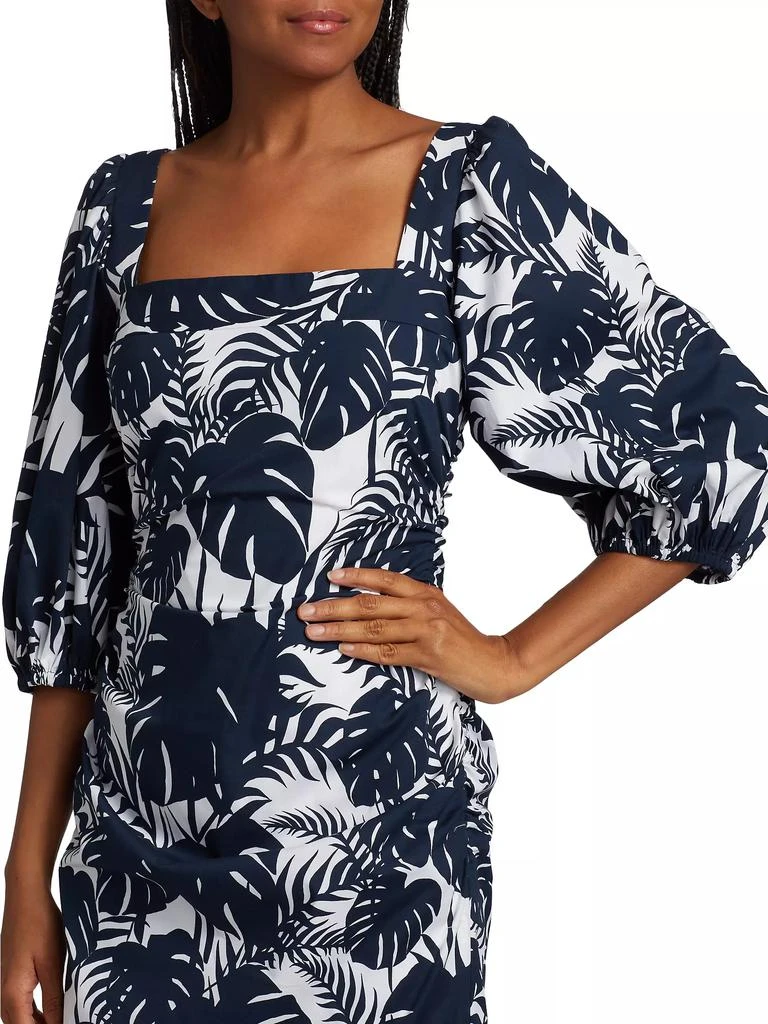 Michelle Smith MICHELLE SMITH x Saks Gemma Balloon-Sleeve Midi-Dress 6