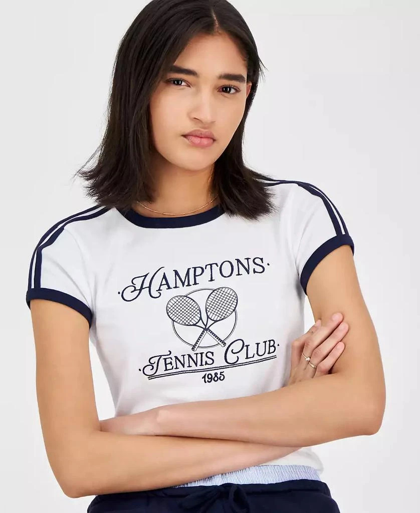 Ultra Flirt Juniors' Crewneck Ringer T-Shirt 3