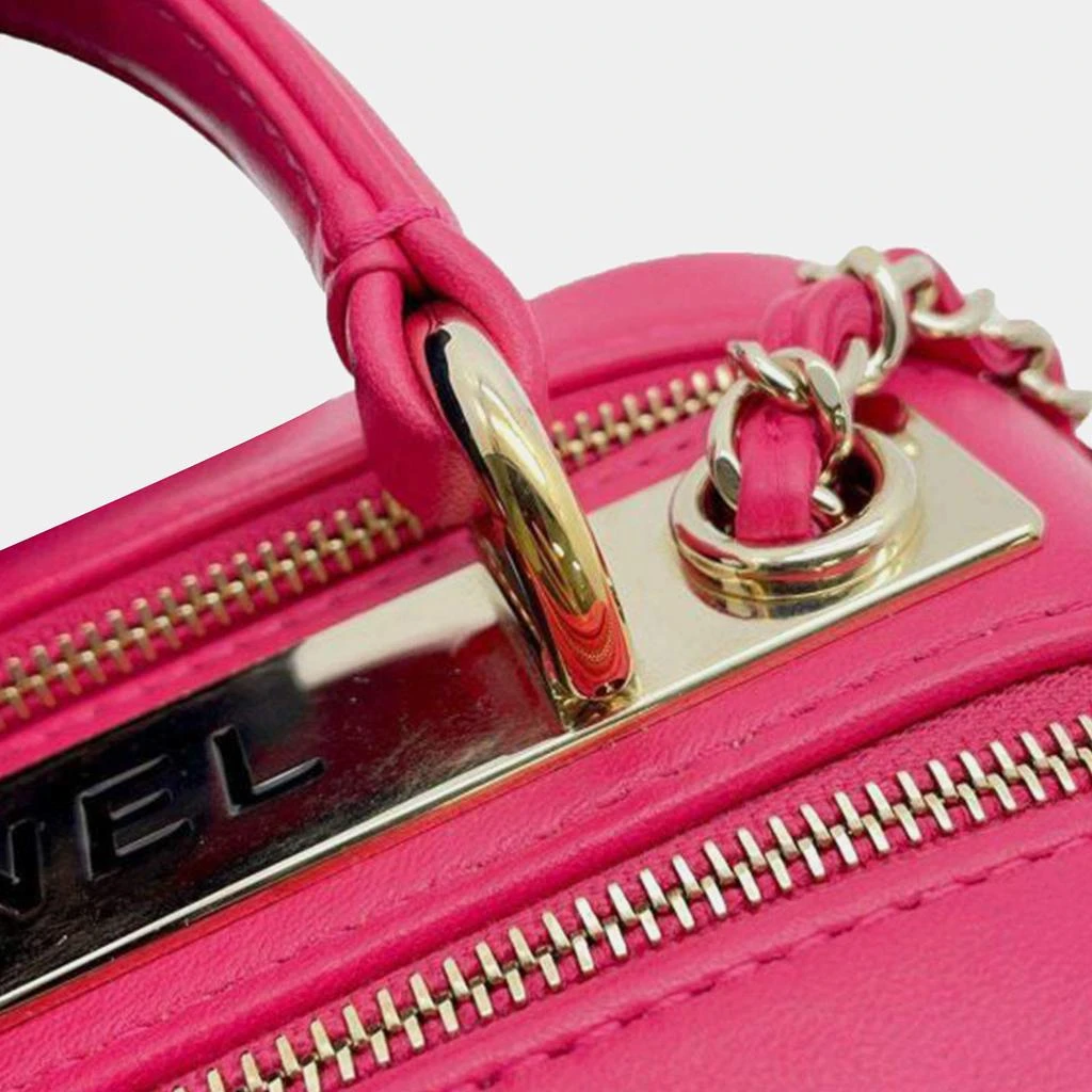 Chanel Chanel Small Lambskin Trendy CC Bowling Bag 4