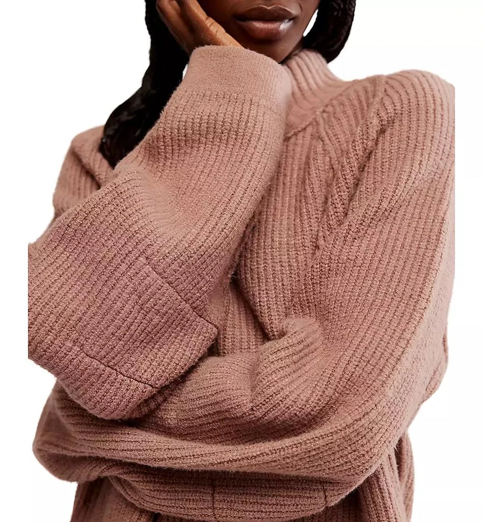 Free People Women's Mock-Neck Sunbeam Sweater 4
