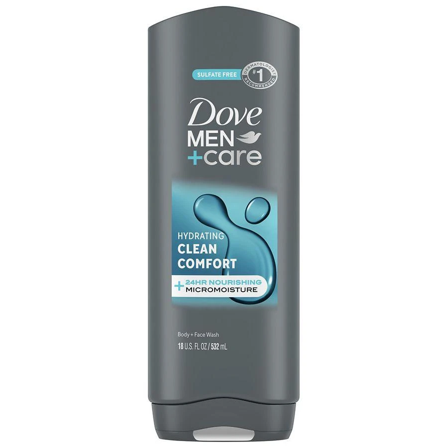 Dove Hydrating Body and Face Wash Clean Comfort 1