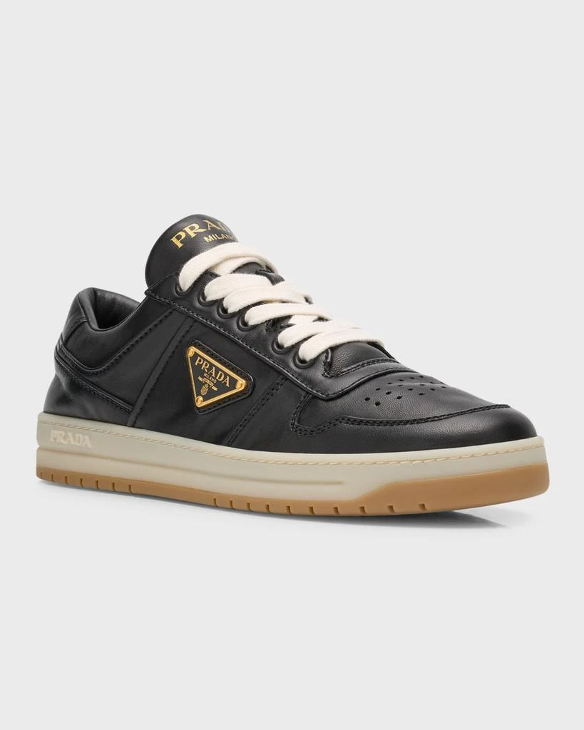 Prada Leather Low-Top Sneakers 4