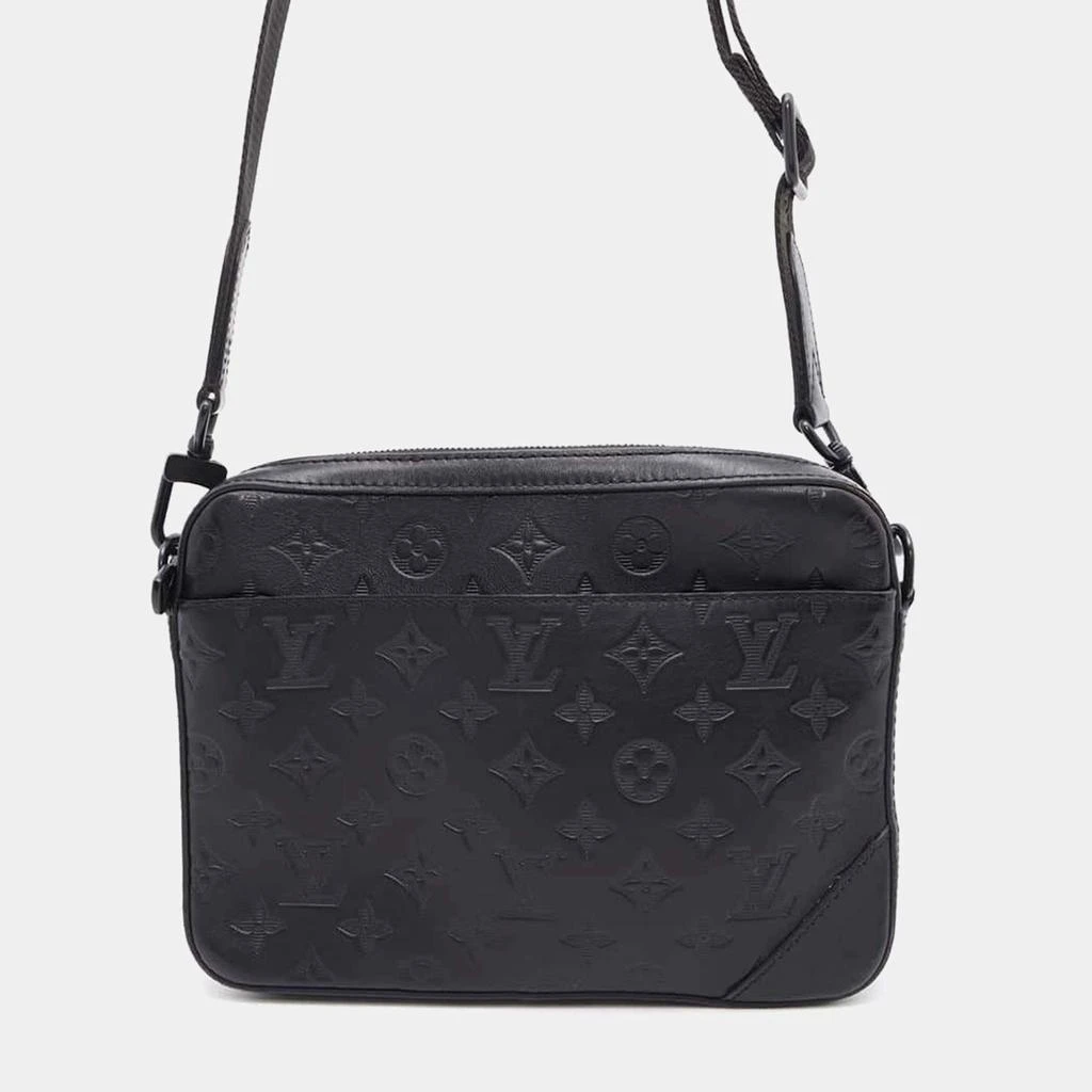 Louis Vuitton Louis Vuitton Noir Monogram Shadow Duo Messenger Bag 1