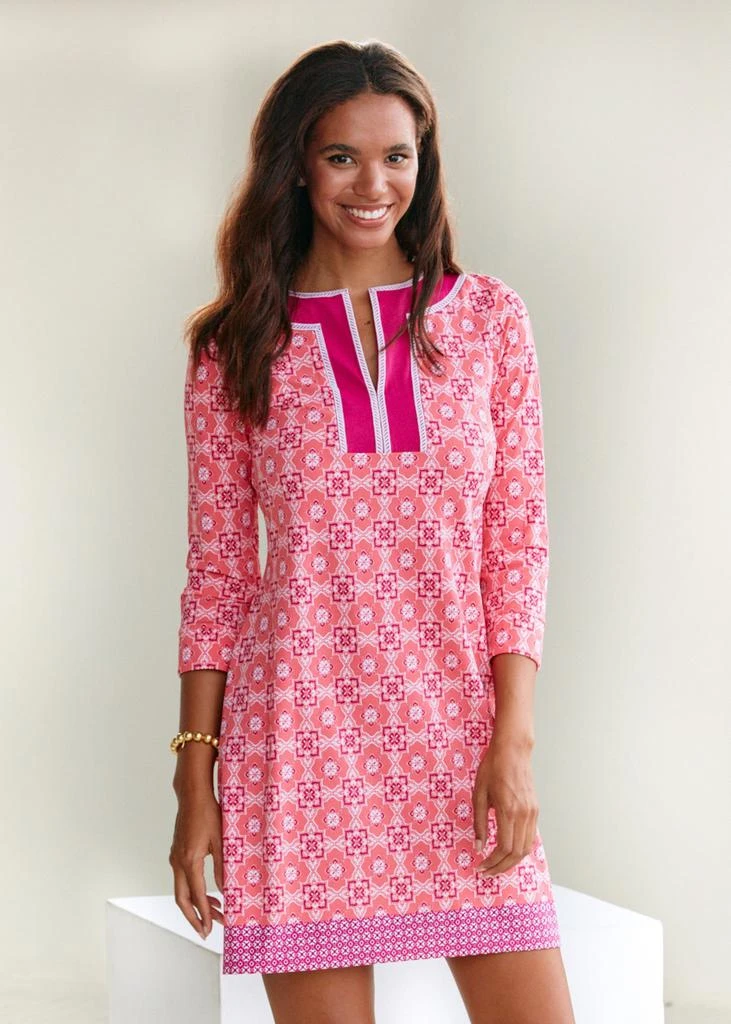 Cabana Life Coral Gables Embroidered Tunic Dress 1