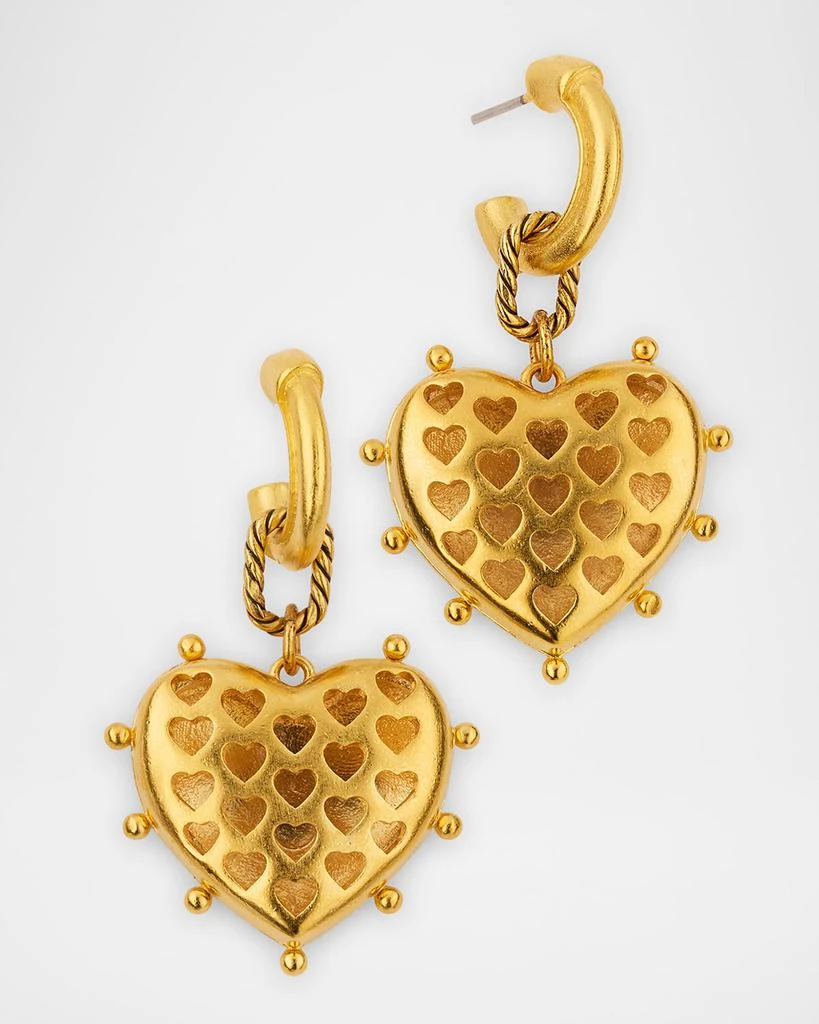 Elizabeth Cole Darlene Huggie Earrings 1