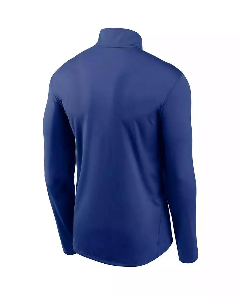 NIKE Men's Royal Texas Rangers Team Logo Element Performance Half-Zip Pullover Jacket 2