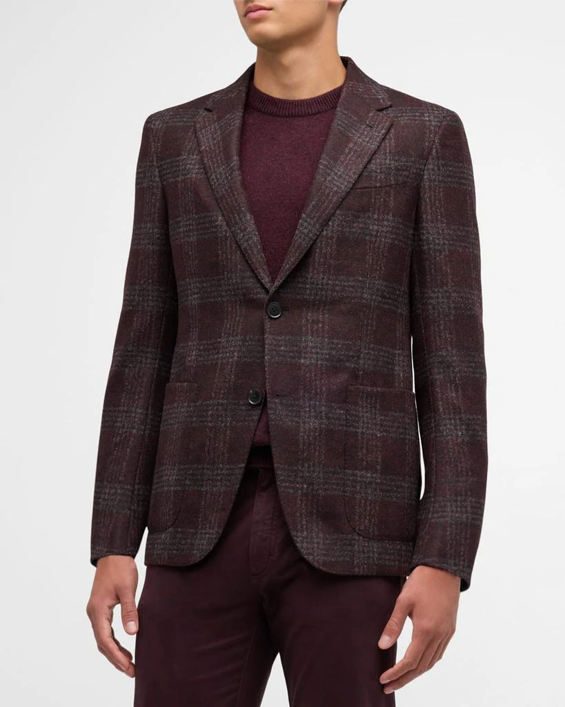 Zegna Men's Wool-Blend Plaid Sport Coat 4