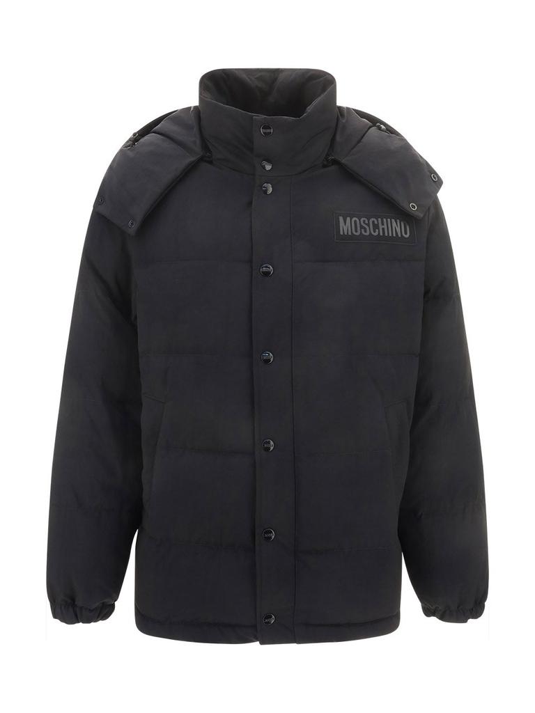 MOSCHINO ブラック ダウンジャケット Moschino(モスキーノ) ダウンジャケット(メンズ) - 海外通販のBUYMA