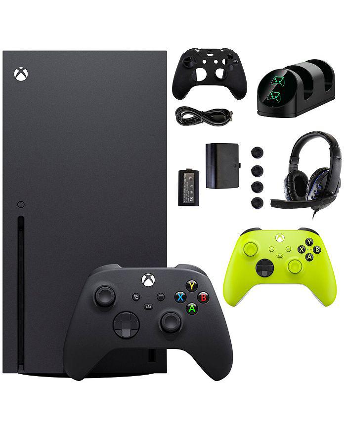 Microsoft Xbox Series X 1TB Console with Extra Green Controller and Accessories Kit