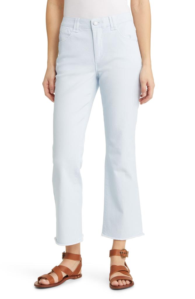 Wit & Wisdom Tatum 'Ab'Solution Frayed High Waist Ankle Flare Jeans
