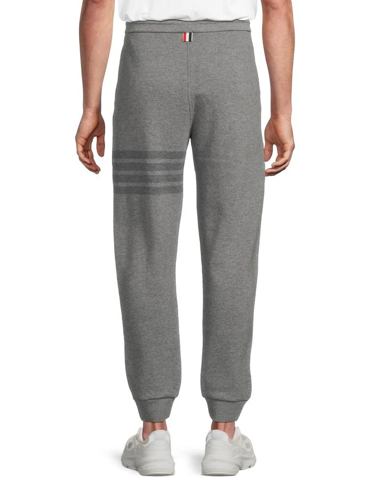Thom Browne Logo Striped Virgin Wool Sweatpants 2