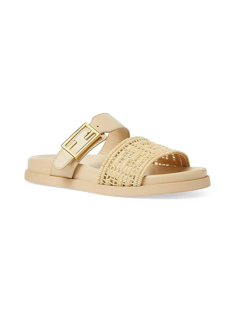 Fendi Fendi Feel Woven Double Strap Slides 2