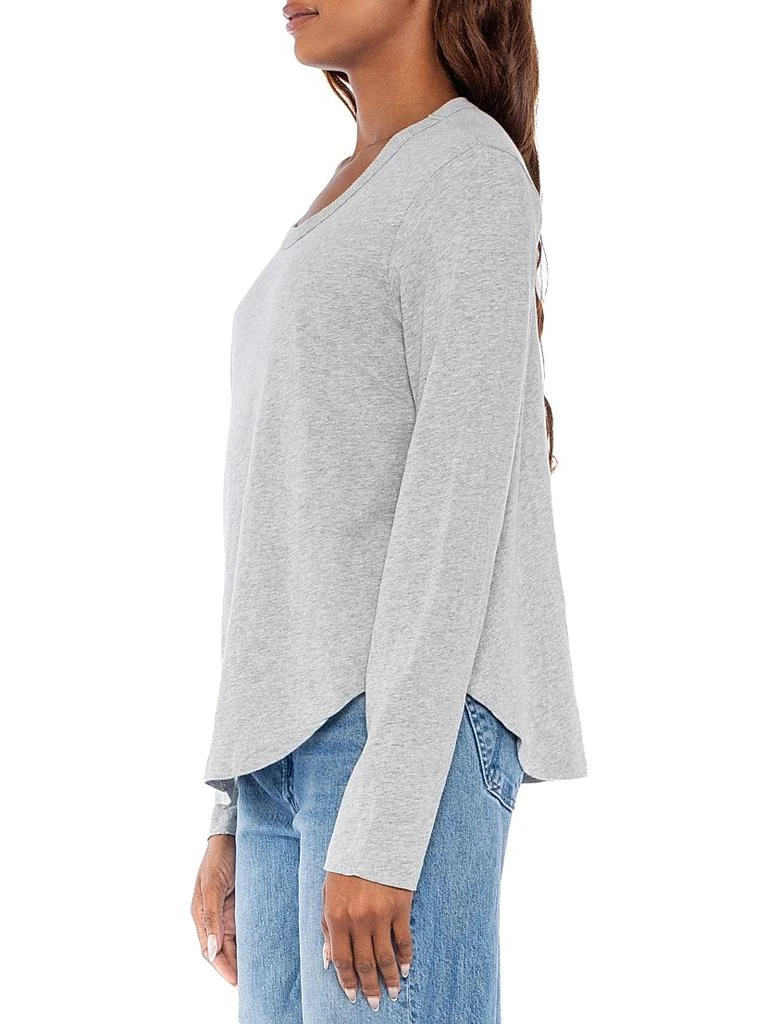 Wilt Shrunken Crew Long Sleeve Shirttail Slub Tee 4