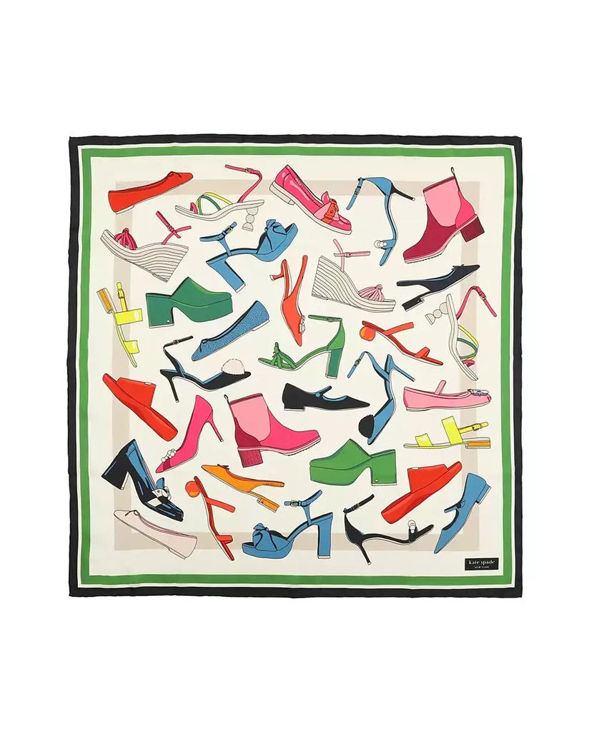 Kate Spade Women's Shoes Silk Square Scarf 1