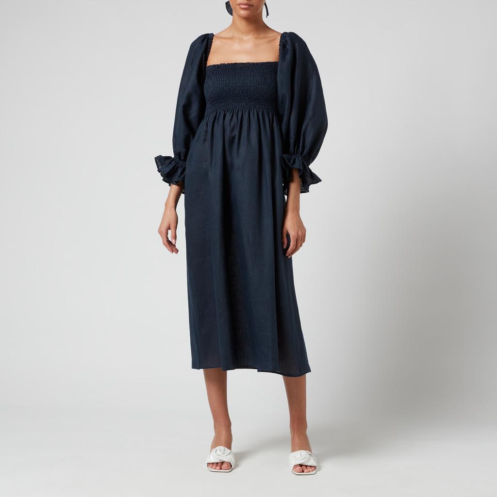 Sleeper Sleeper Atlanta Linen Midi Dress