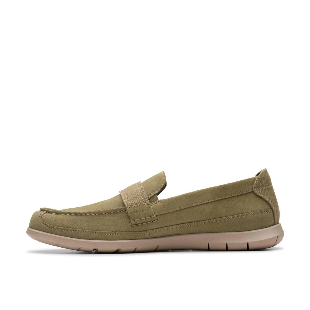 Clarks Flexway Band in Green Suede 2