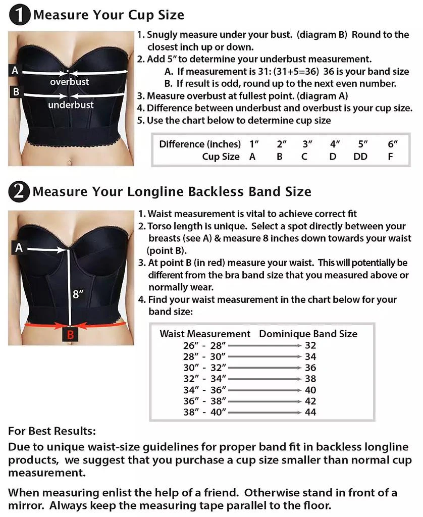 Dominique Noemi Low Back Strapless Bustier Lingerie 4