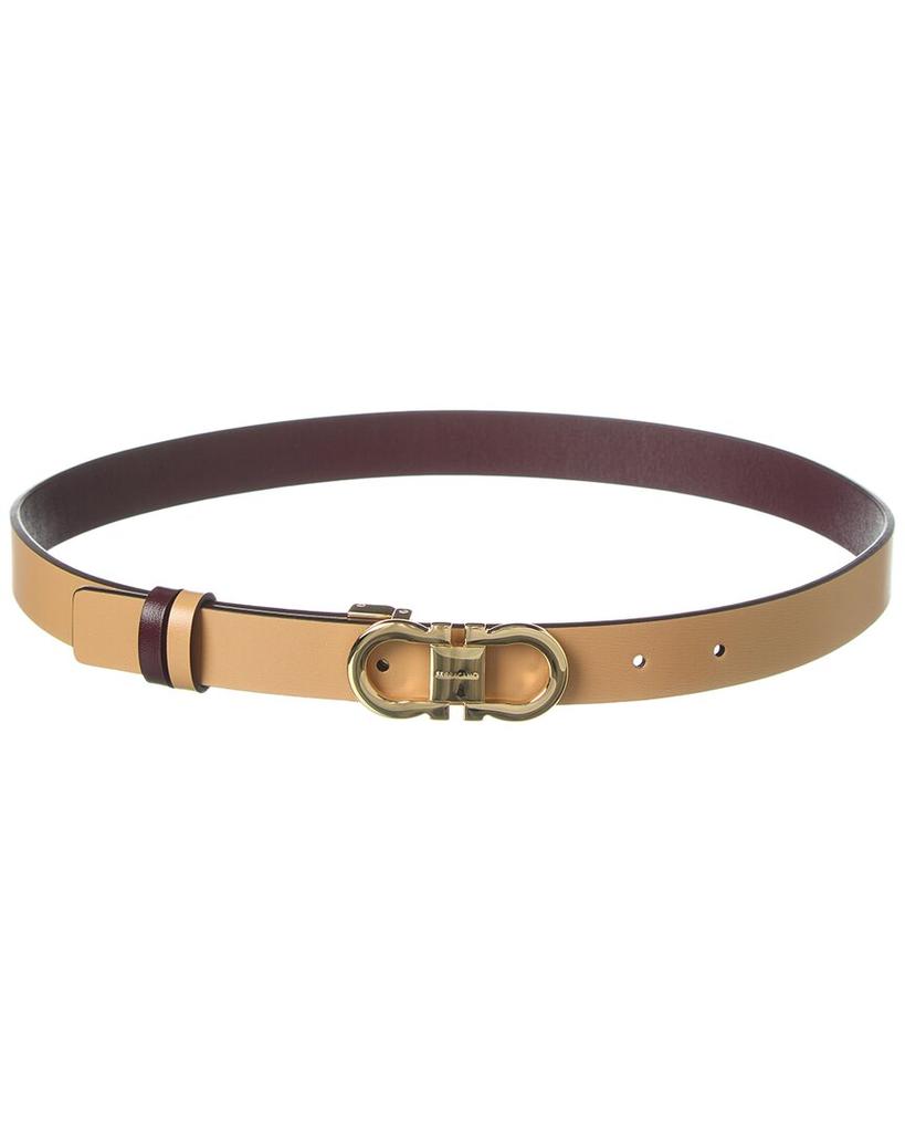 Salvatore Ferragamo Ferragamo Gancini Reversible & Adjustable Leather Belt