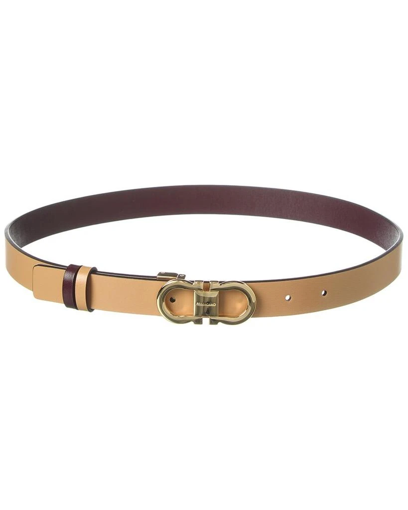 Salvatore Ferragamo Ferragamo Gancini Reversible & Adjustable Leather Belt 1