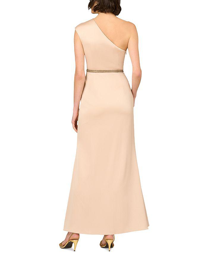 Aidan Mattox One Shoulder Dress