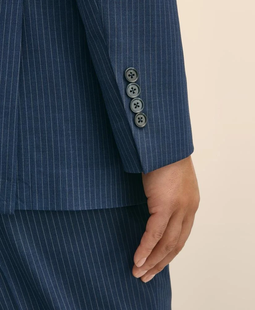 Brooks Brothers Brooks Brothers Explorer Collection Slim Fit Wool Pinstripe Suit Jacket 3