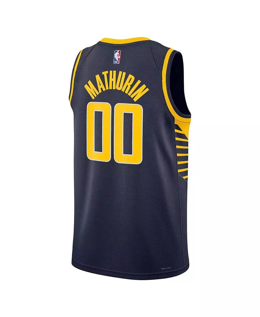 NIKE Men's and Women's Bennedict Mathurin Indiana Pacers Swingman Jersey 3