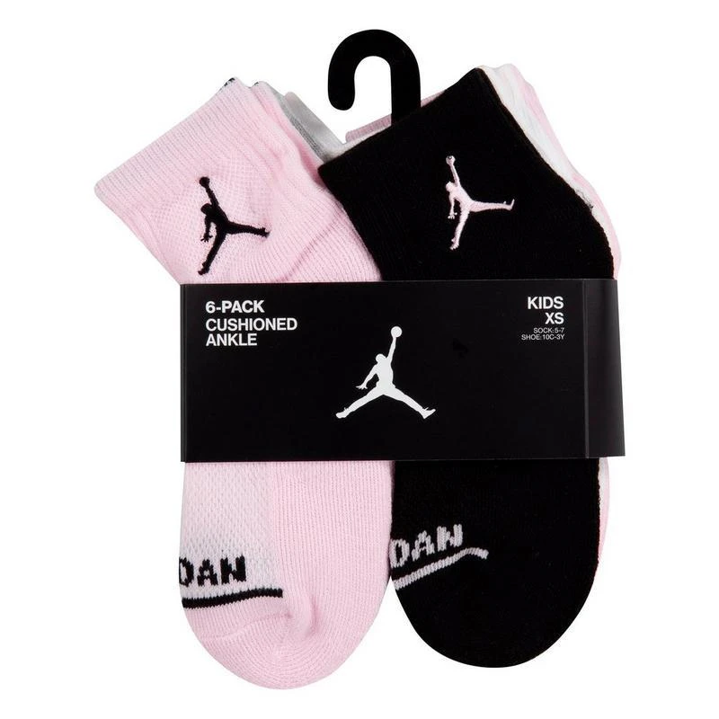 Jordan Girls
Jordan Cushioned Ankle Socks (6-Pack) 10