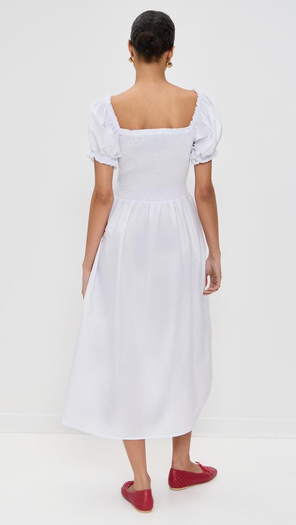 Sleeper Brigitte Cotton Dress with Rose Detail