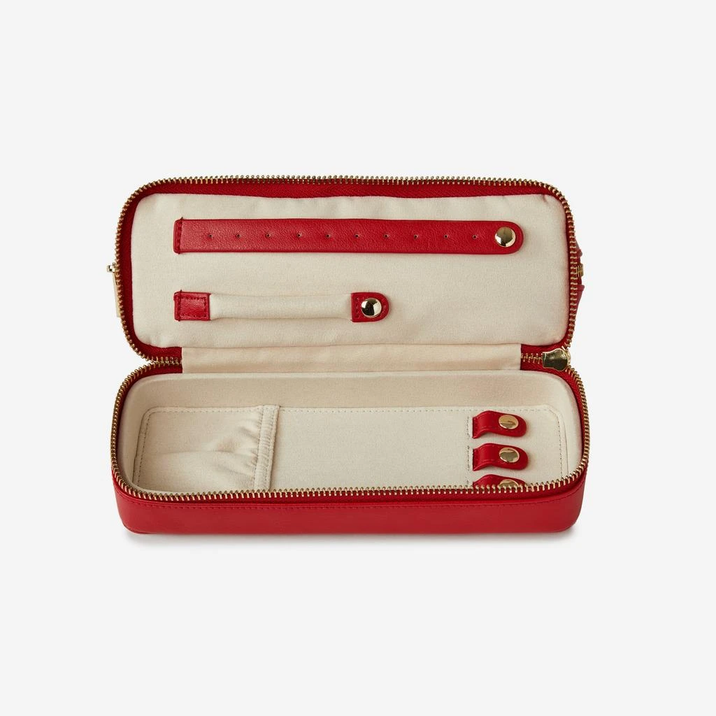 Wolf 1834 Wolf 1834 Heritage Red Leather Dual Jewelry Organizer 886172 3