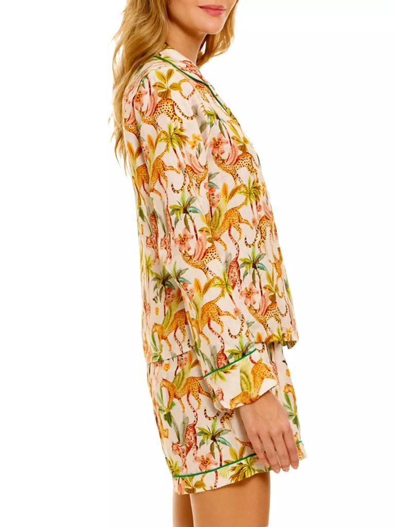 The Lazy Poet Summer Soirée Vera 2-Piece Linen Pajama Set 3