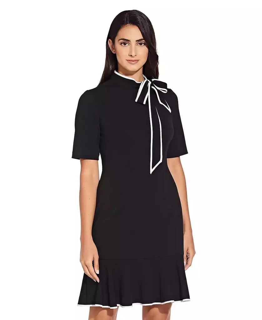Adrianna Papell Women's Tie-Neck Dress 3