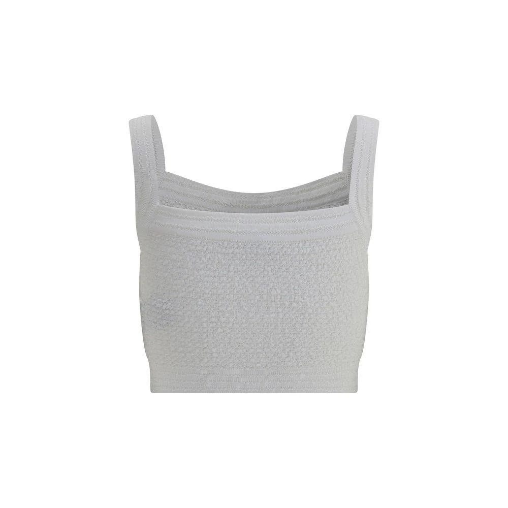 Balmain STRAPS TWEED Women's TOP 2