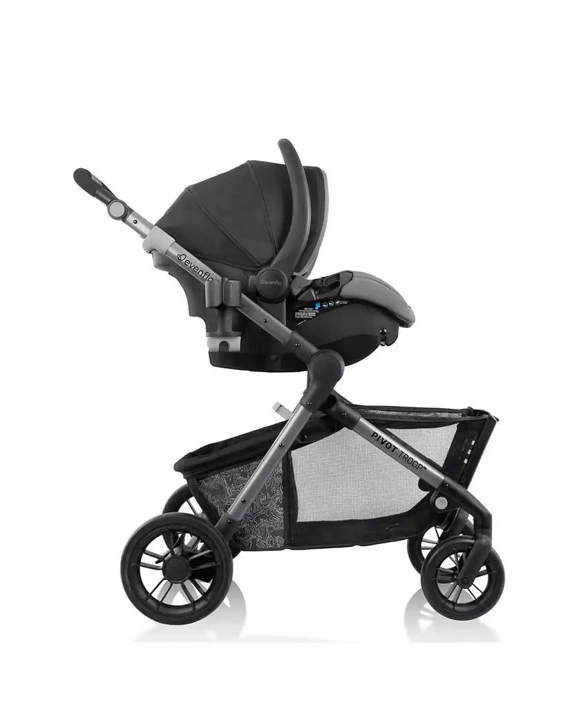 Evenflo Pivot Troop Child Pet Modular Travel System with Litemax ICS 28