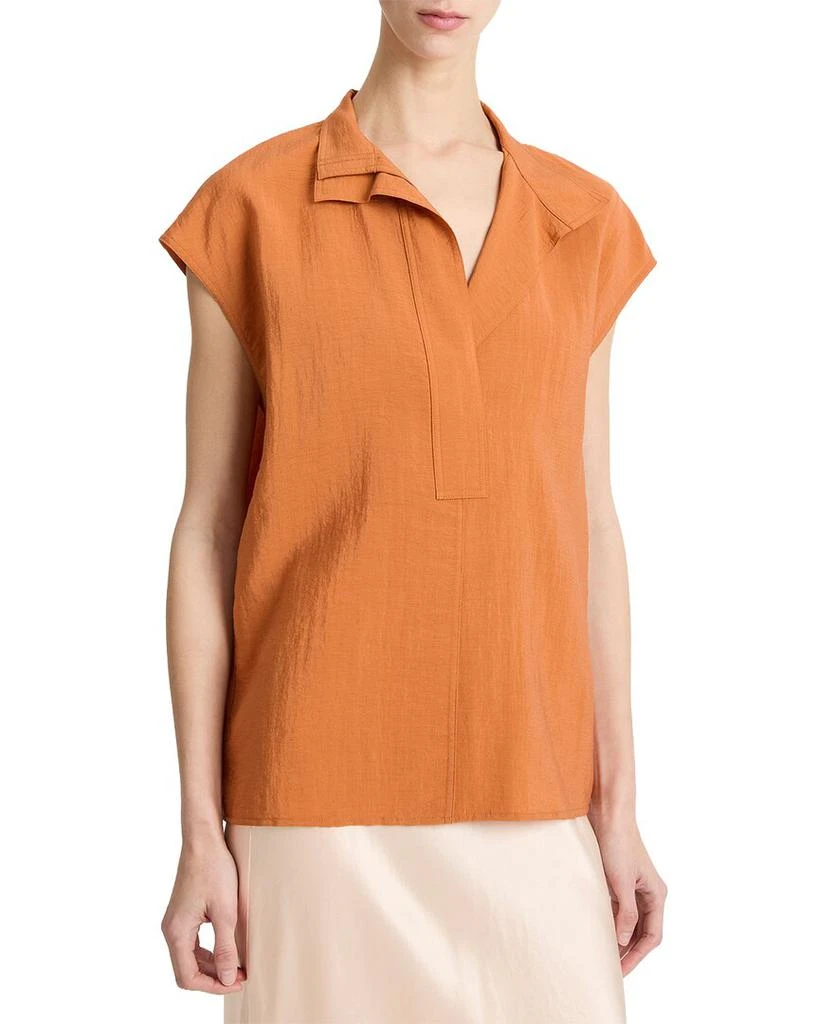 Vince Cap Sleeve Blouse