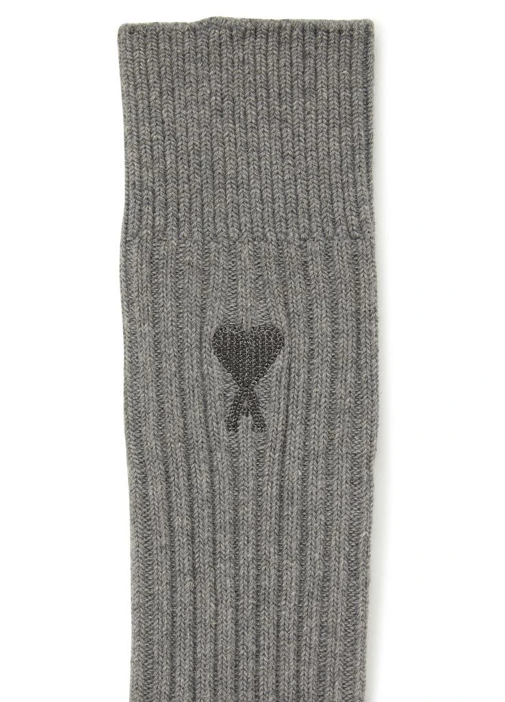 AMI Ami De Coeur plain socks 1