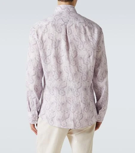 Brunello Cucinelli Printed linen shirt 4
